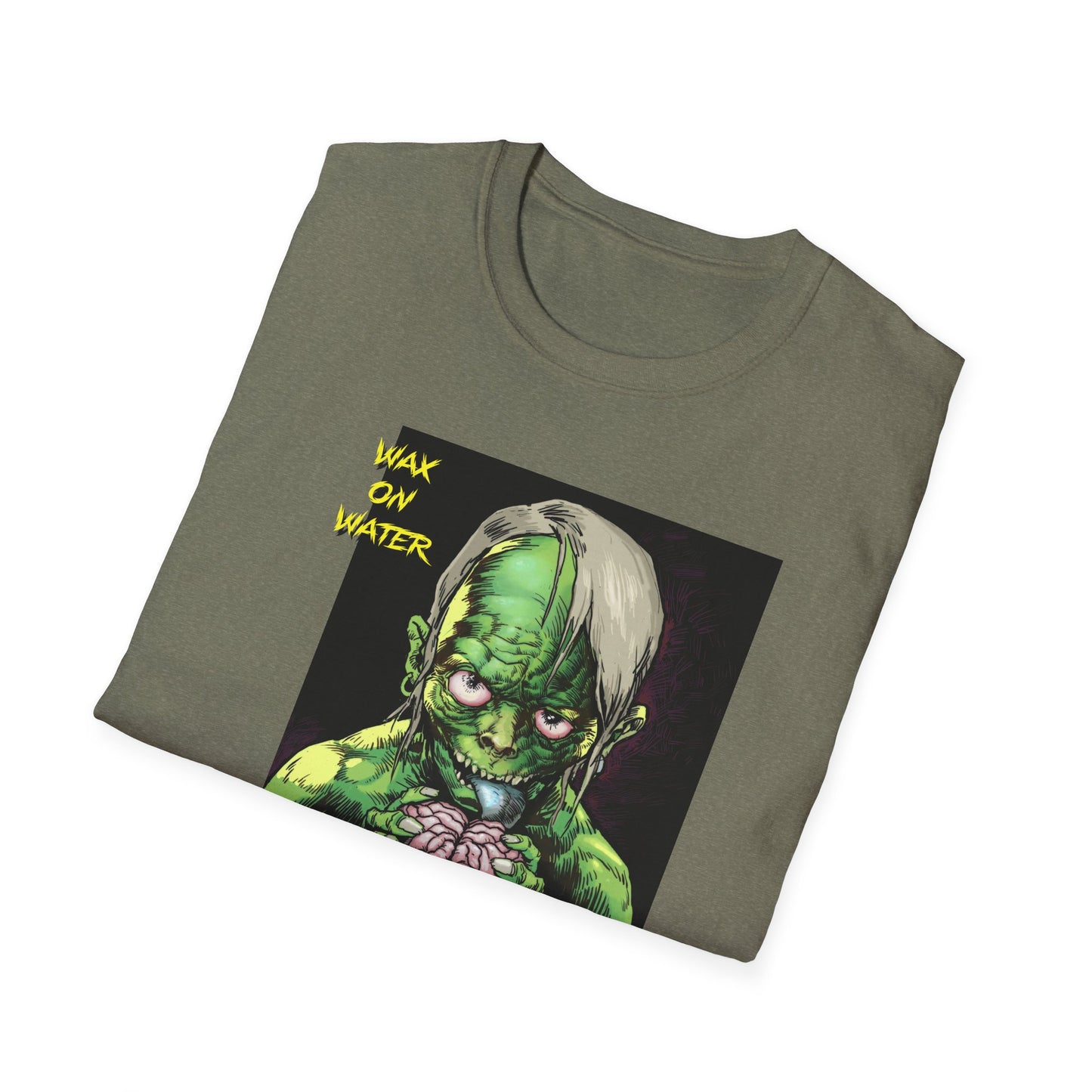 Broga Brainlicker Ghoul Graphic T-Shirt 01 - Unisex Softstyle