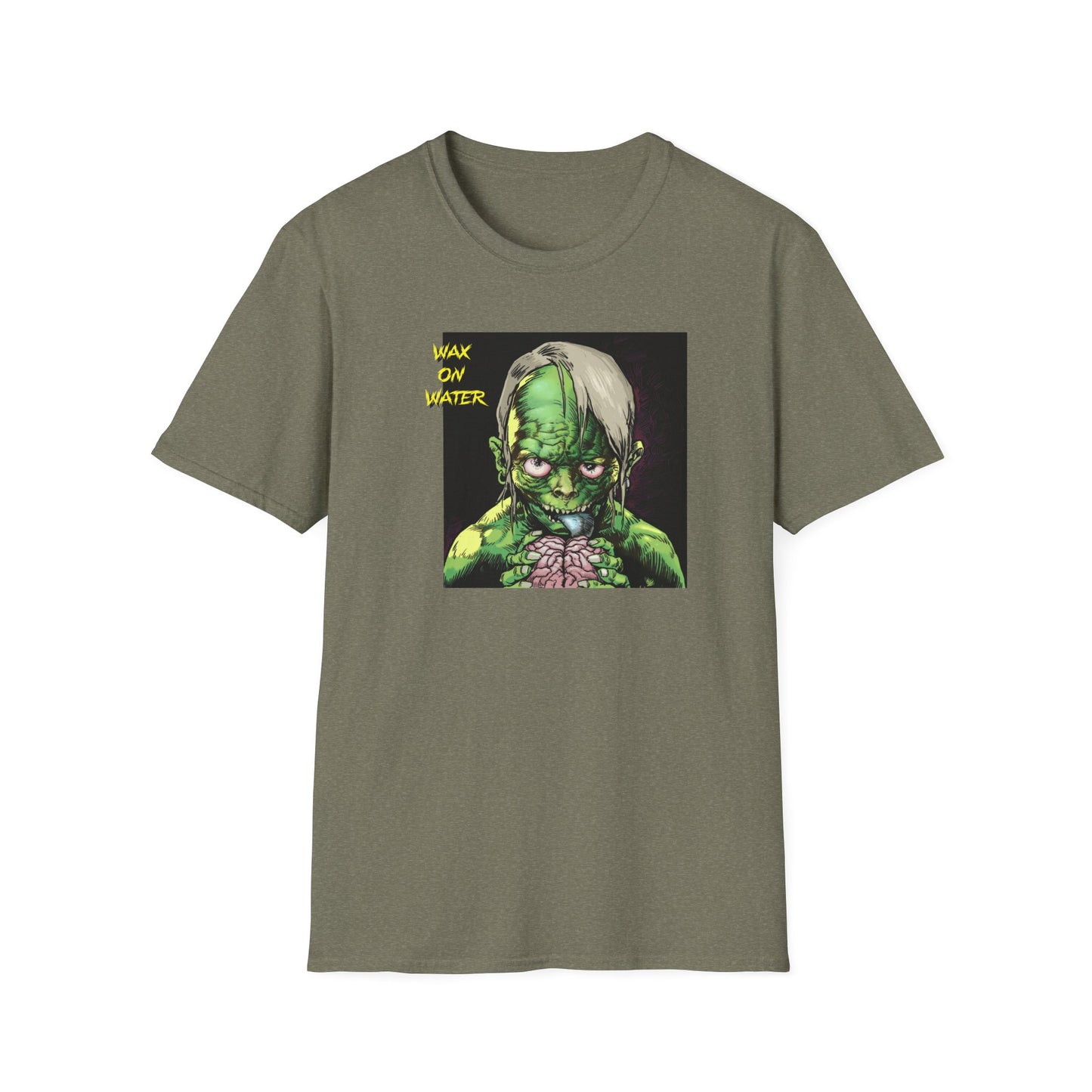 Broga Brainlicker Ghoul Graphic T-Shirt 01 - Unisex Softstyle